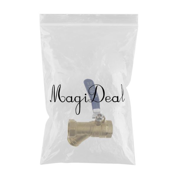 Maxbell 1  Brass Ball Valve Shut Off Female Thread with Filter Strainer DN25 Sale