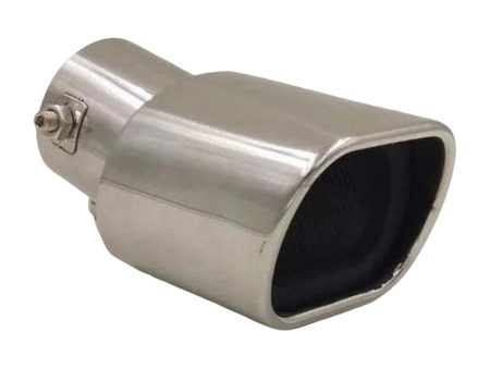 Maxbell Exhaust Tip Muffler with Screw Tail Muffler Tip for Mercedes-benz Smart Square Argent on Sale