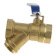 Maxbell 1  Brass Ball Valve Shut Off Female Thread with Filter Strainer DN25 Sale