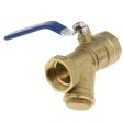 Maxbell 1  Brass Ball Valve Shut Off Female Thread with Filter Strainer DN25 Sale