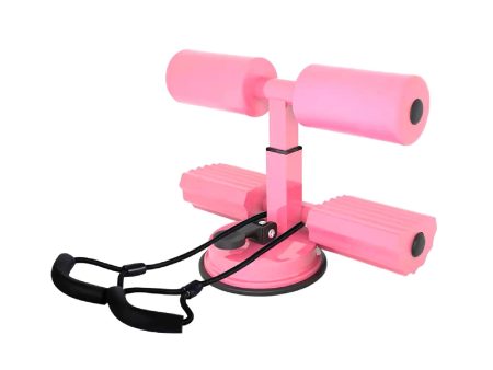 Maxbell Sit up Assist Bar with Strong Suction Cup Assistant Device Fitness Situp Aid Pink with Rope Online Hot Sale