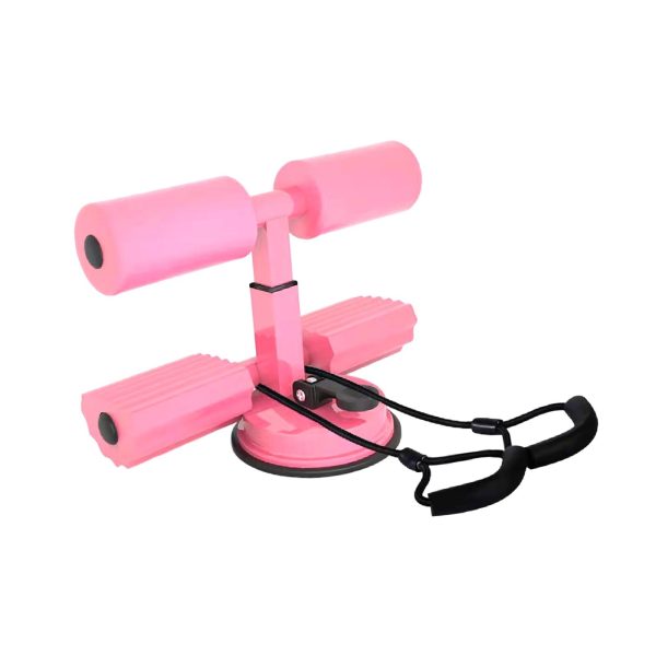 Maxbell Sit up Assist Bar with Strong Suction Cup Assistant Device Fitness Situp Aid Pink with Rope Online Hot Sale